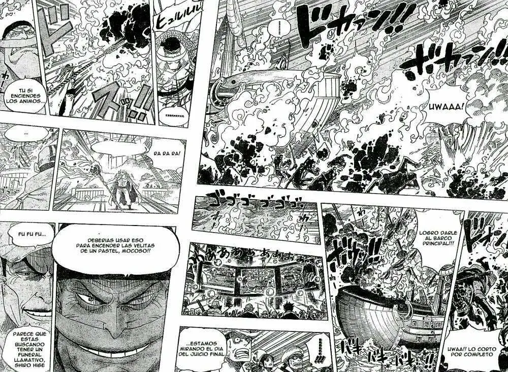 Gambar karakter One Piece di episode 554