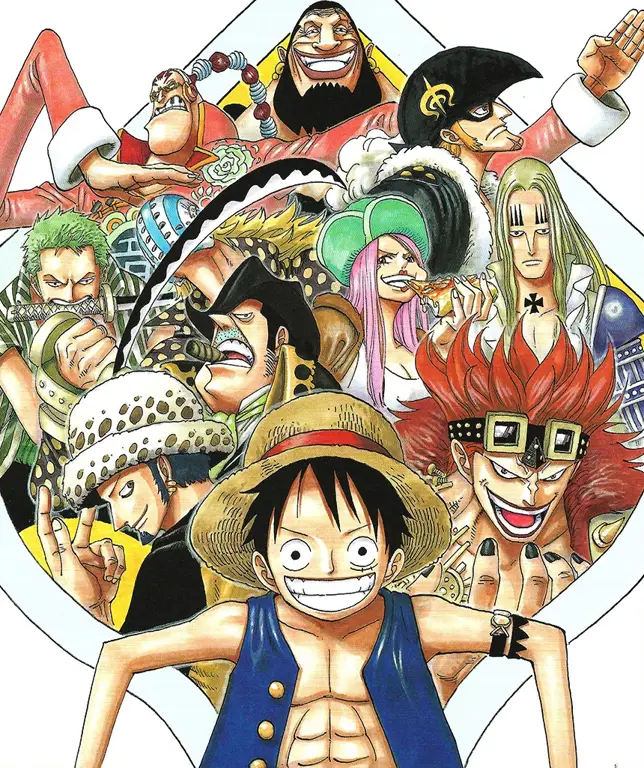 Gambar para karakter One Piece