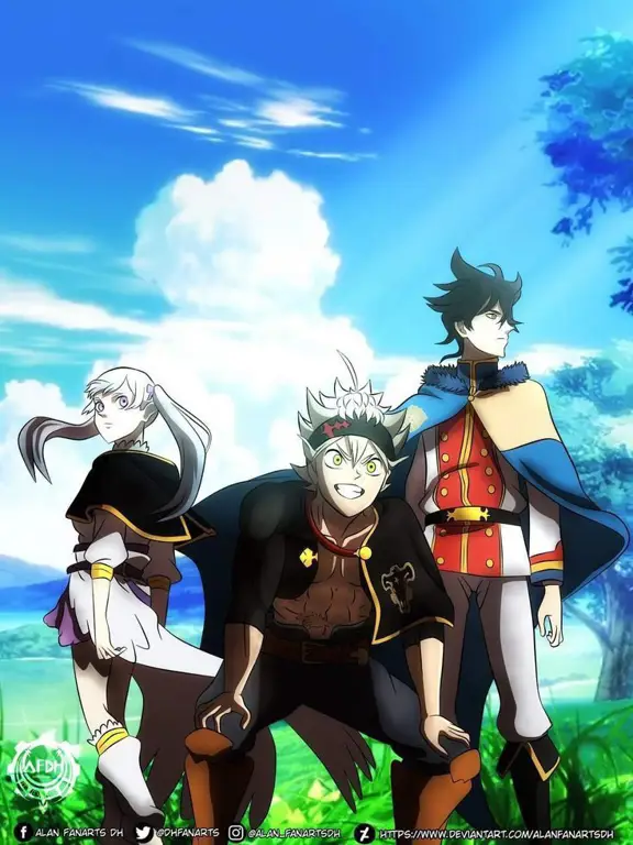 Karakter-karakter dalam anime Black Clover