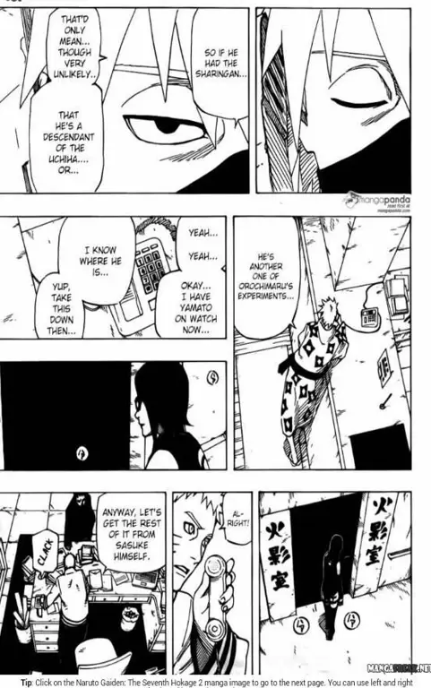 Karakter-karakter dalam Komik Naruto Gaiden Chapter 2