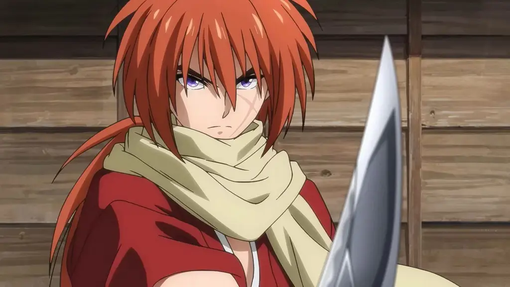 Gambar para karakter utama anime Rurouni Kenshin