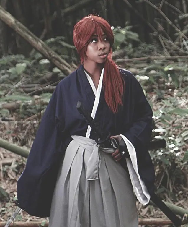 Ilustrasi karakter-karakter dalam anime Rurouni Kenshin