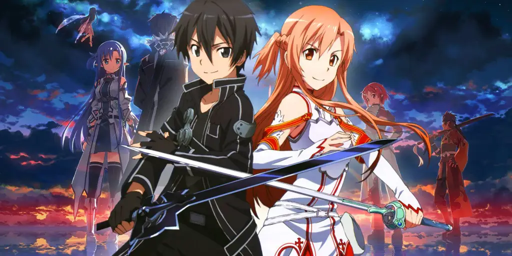 Gambar kelompok karakter Sword Art Online