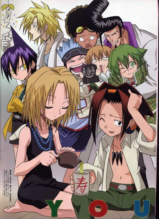 Karakter-karakter Shaman King berkumpul