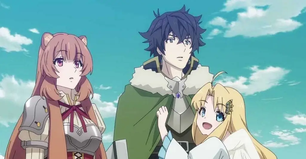 Karakter-karakter utama dalam anime The Rising of the Shield Hero