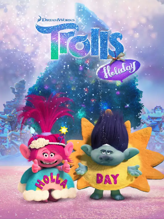 Karakter-karakter dalam film Trolls Holiday