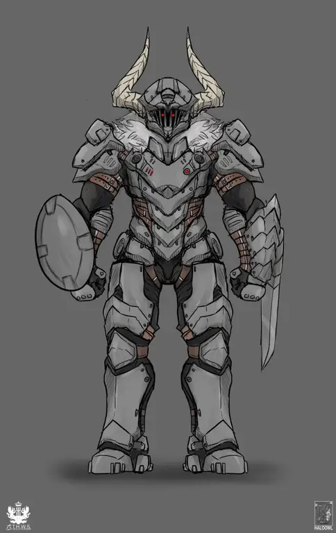 Ilustrasi berbagai karakter dalam komik Goblin Slayer