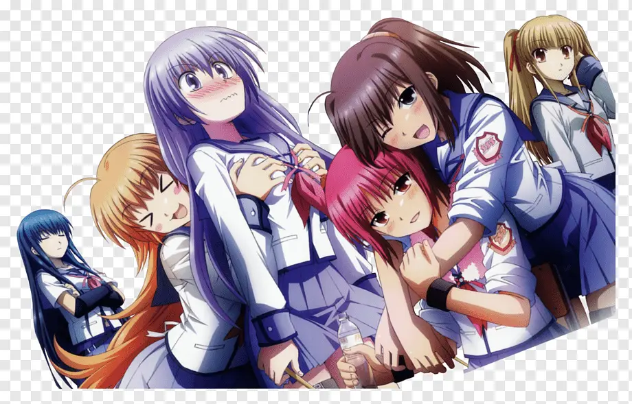 Gambar para karakter Angel Beats!