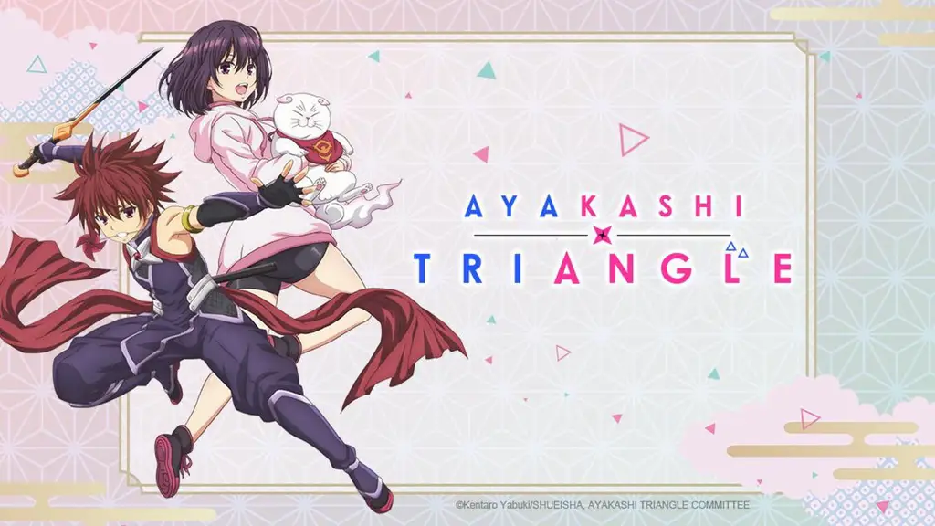 Gambar karakter utama anime Ayakashi Triangle