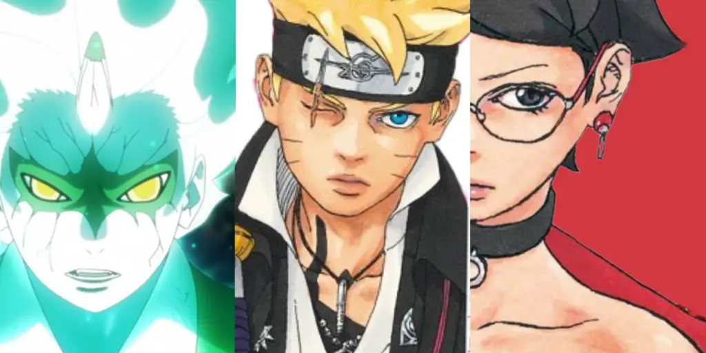 Para Karakter Utama Boruto Gambar karakter-karakter utama dalam anime Boruto