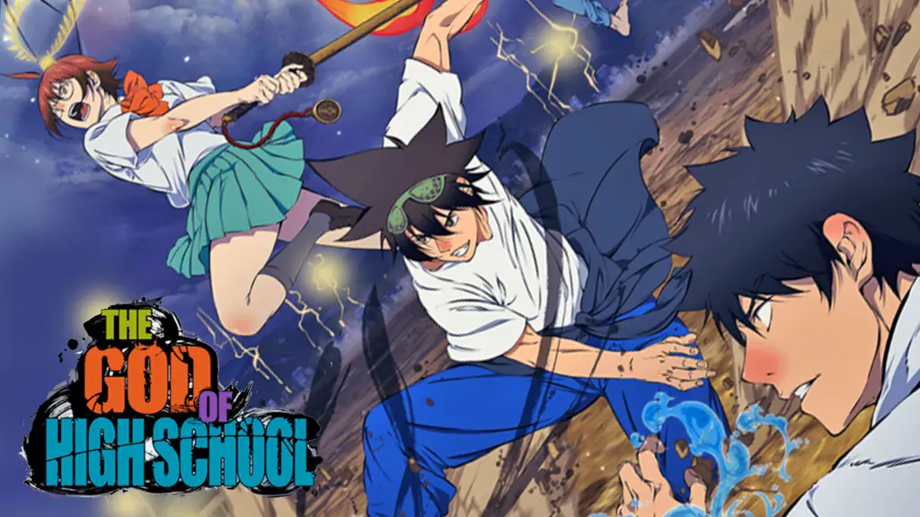 Gambar karakter-karakter utama dalam anime The God of High School