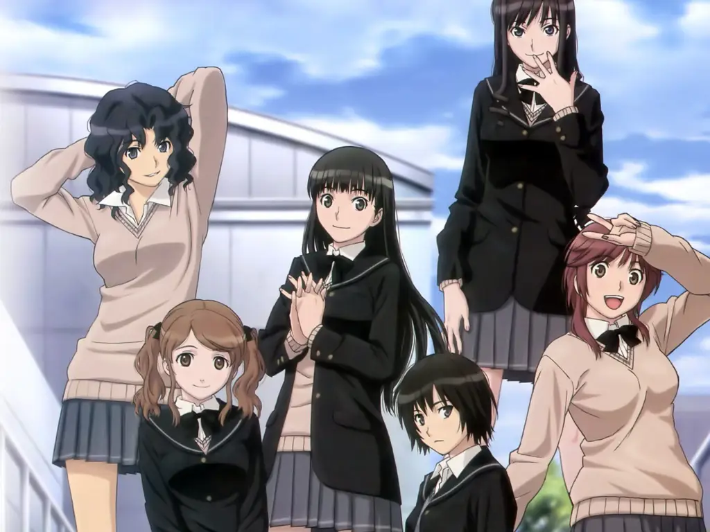 Gambar para karakter utama Amagami SS+