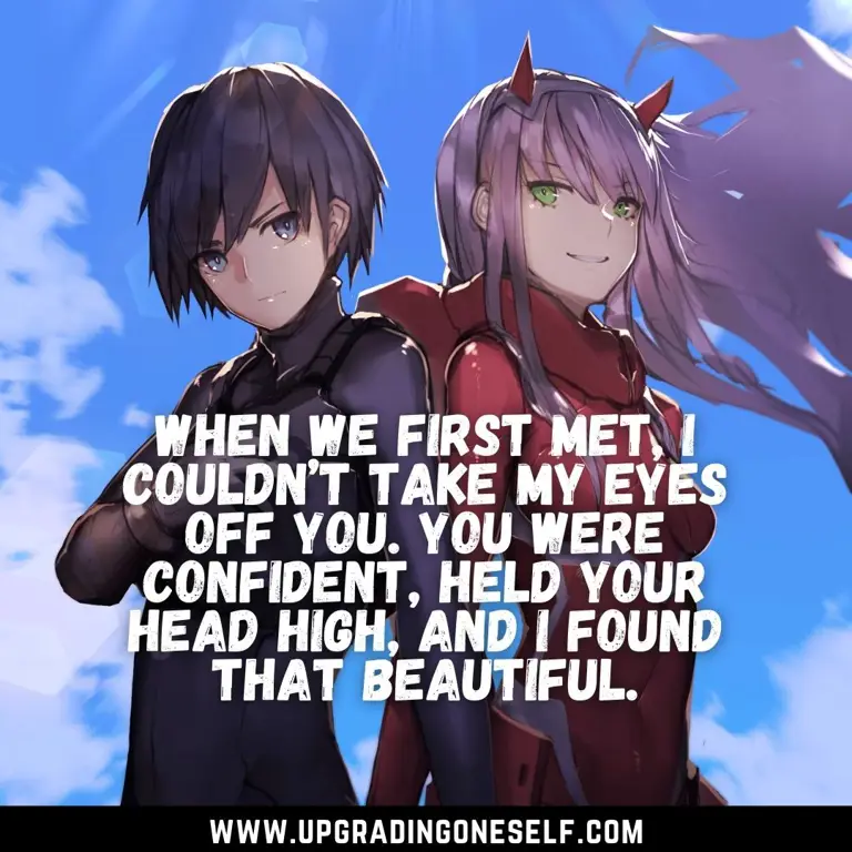 Gambar karakter utama Darling in the Franxx