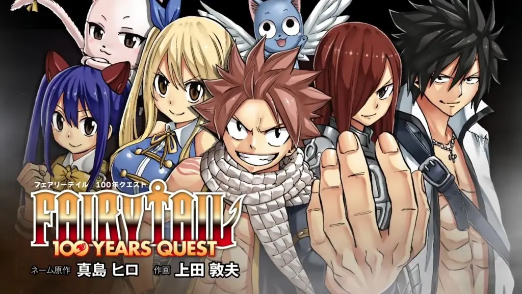 Gambar para karakter Fairy Tail 100 Year Quest