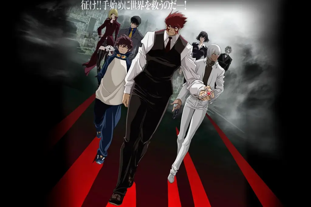 Gambar para karakter utama Kekkai Sensen