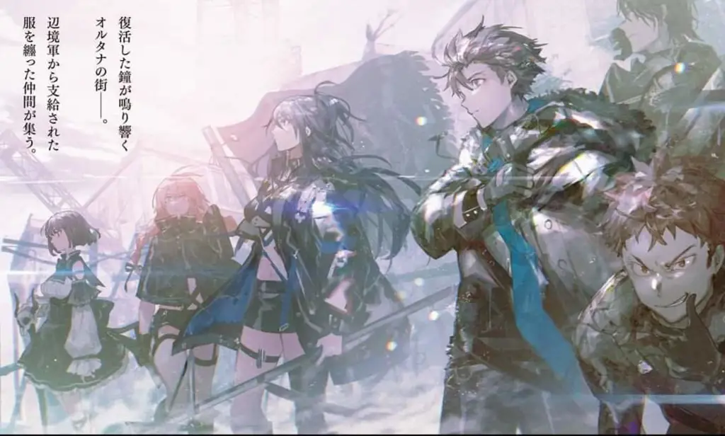 Ilustrasi para karakter dalam anime Hai to Gensou no Grimgar