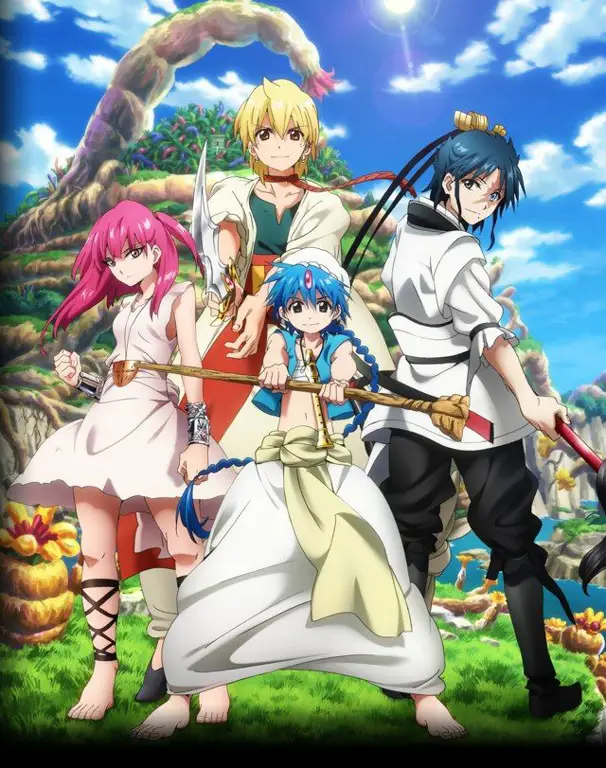 Karakter-karakter utama dalam Magi anime series