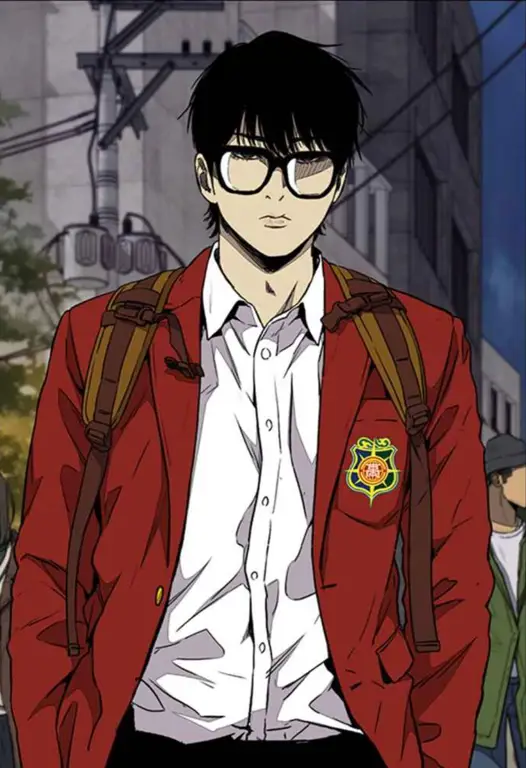 Gambar para karakter dalam anime Wind Breaker
