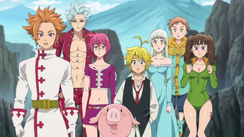 Gambar karakter utama Nanatsu no Taizai season 4