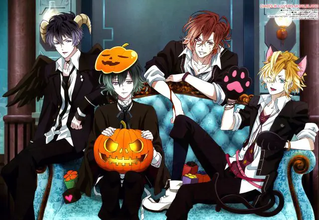 Gambar para karakter Diabolik Lovers