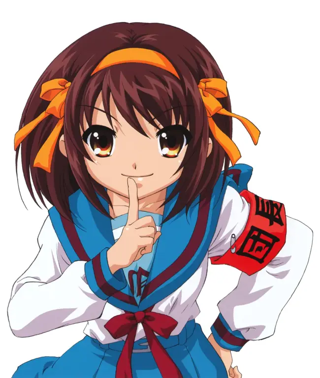 Gambar para karakter utama Haruhi no Yuuutsu