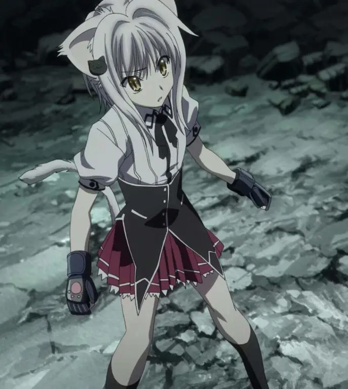 Para karakter utama High School DxD Gambar grup karakter High School DxD