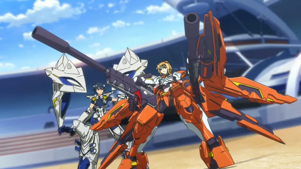 Gambar para karakter utama Infinite Stratos 2