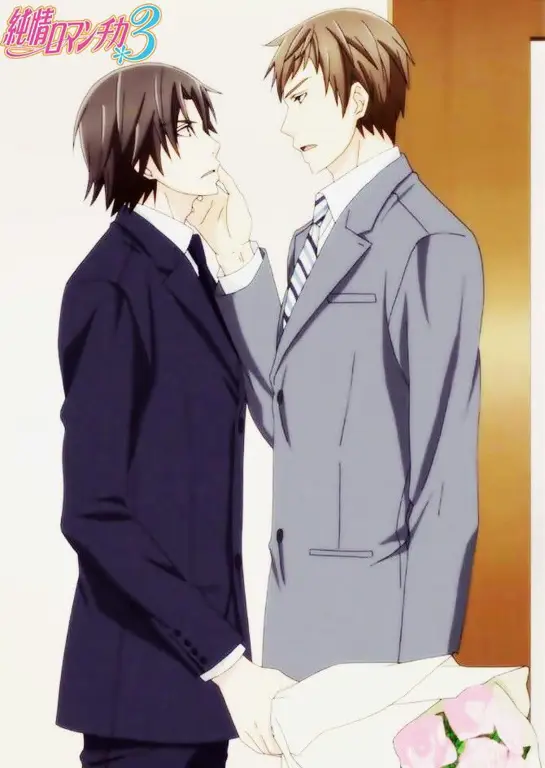 Gambar para karakter Junjou Romantica