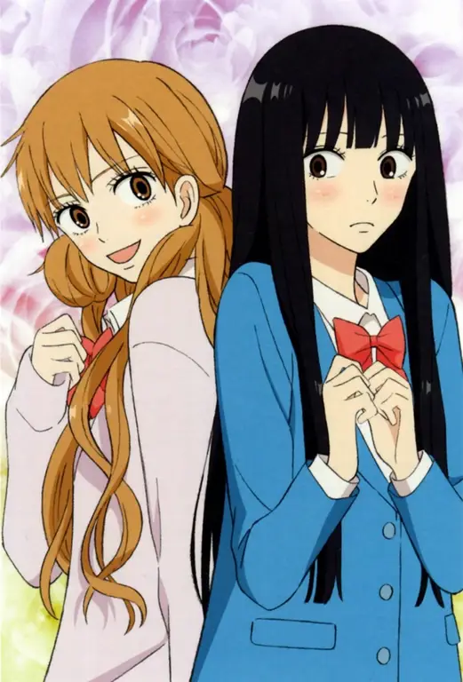 Gambar para karakter dalam Kimi ni Todoke