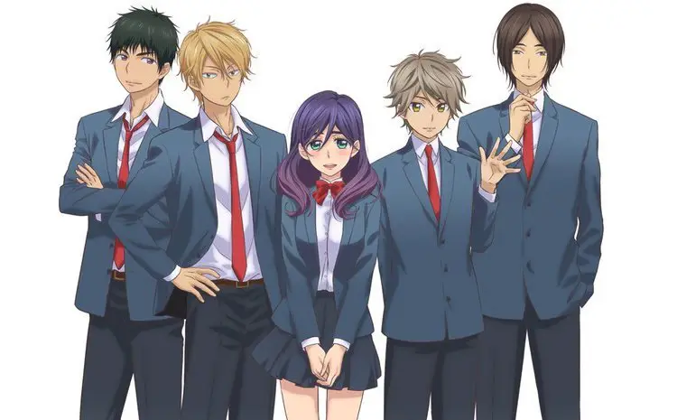 Gambar semua karakter utama dari anime Kiss Him, Not Me