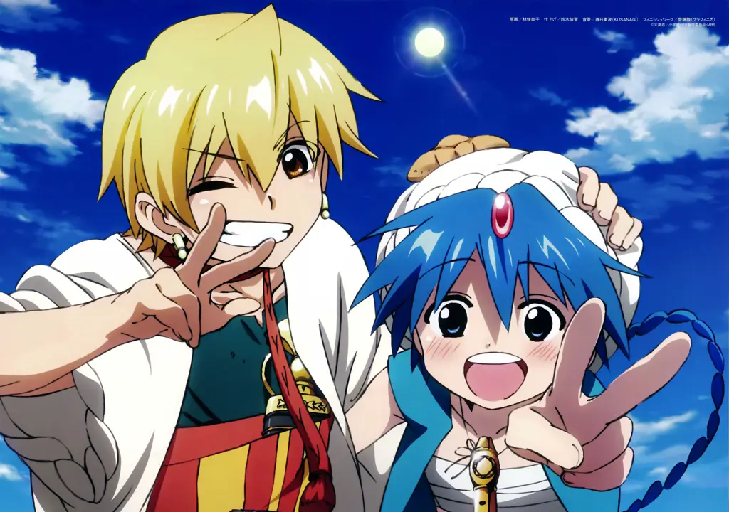 Karakter-karakter utama dalam Magi: The Labyrinth of Magic