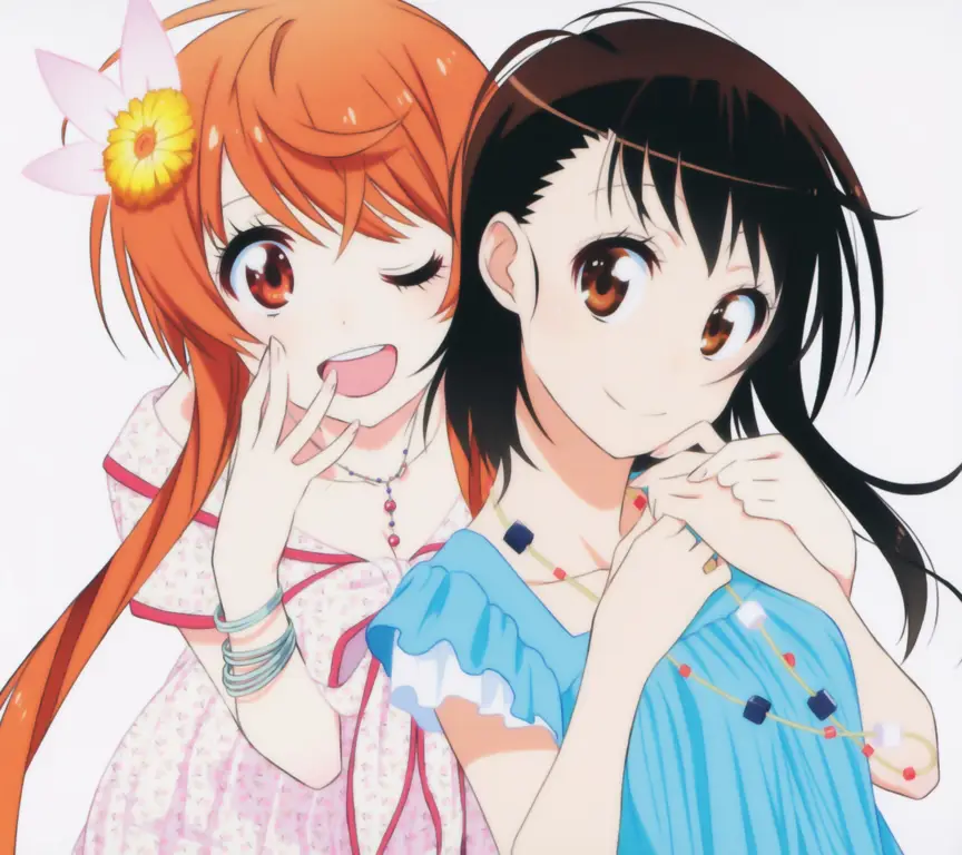 Gambar para karakter utama anime Nisekoi