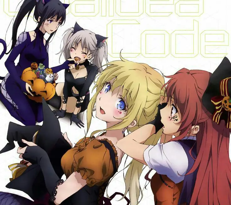 Gambar para karakter utama dalam anime Qualidea Code