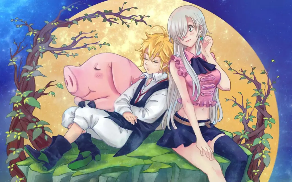 Gambar karakter utama dari anime The Seven Deadly Sins