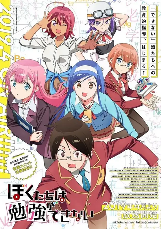 Karakter-karakter utama dalam anime We Never Learn