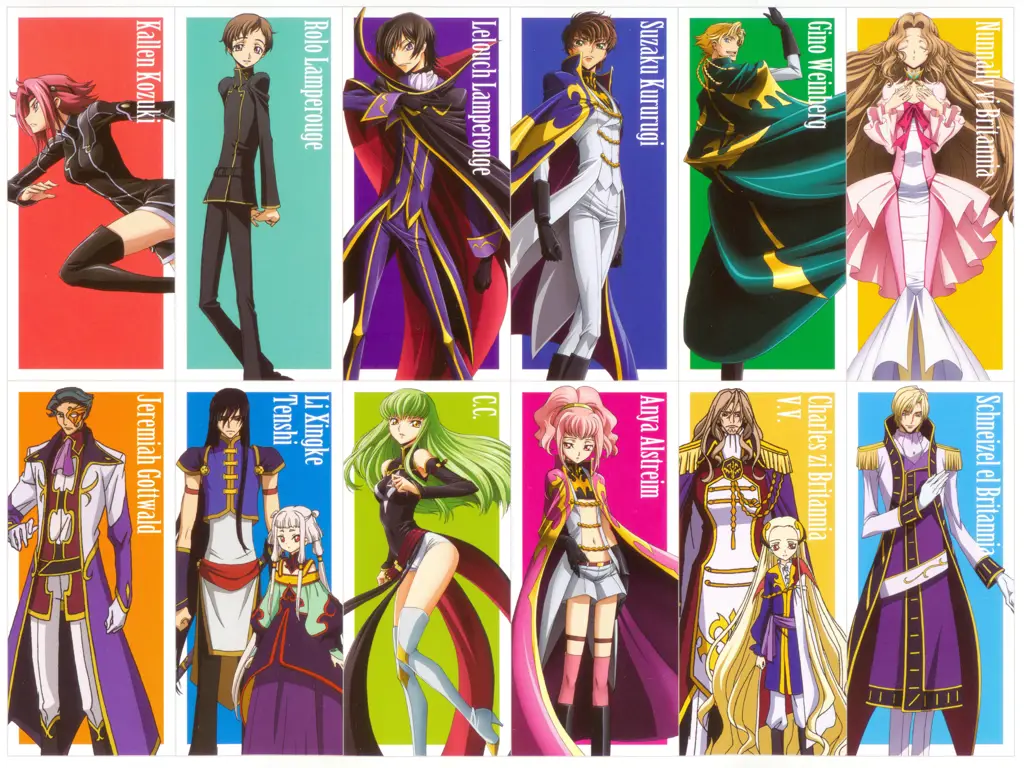 Karakter-karakter utama dalam Code Geass