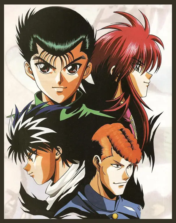 Karakter-karakter utama dalam anime Yu Yu Hakusho