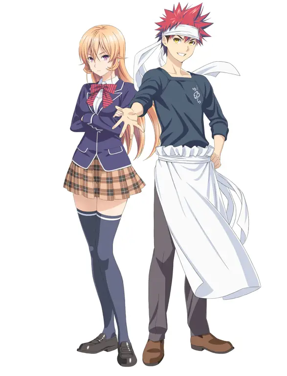 Karakter-karakter utama Shokugeki no Soma