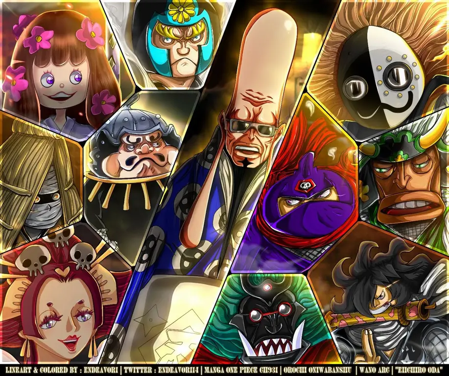 Gambar karakter-karakter One Piece