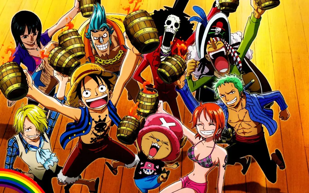 Para Kru Topi Jerami dan sekutunya Gambar berbagai karakter One Piece