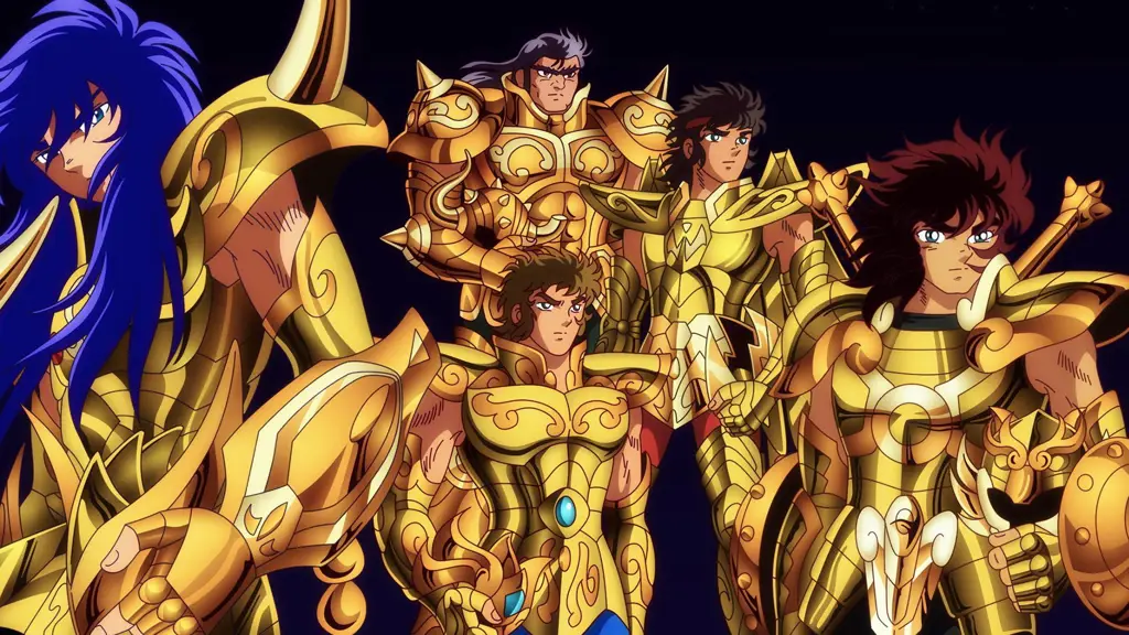 Gambar para karakter Saint Seiya