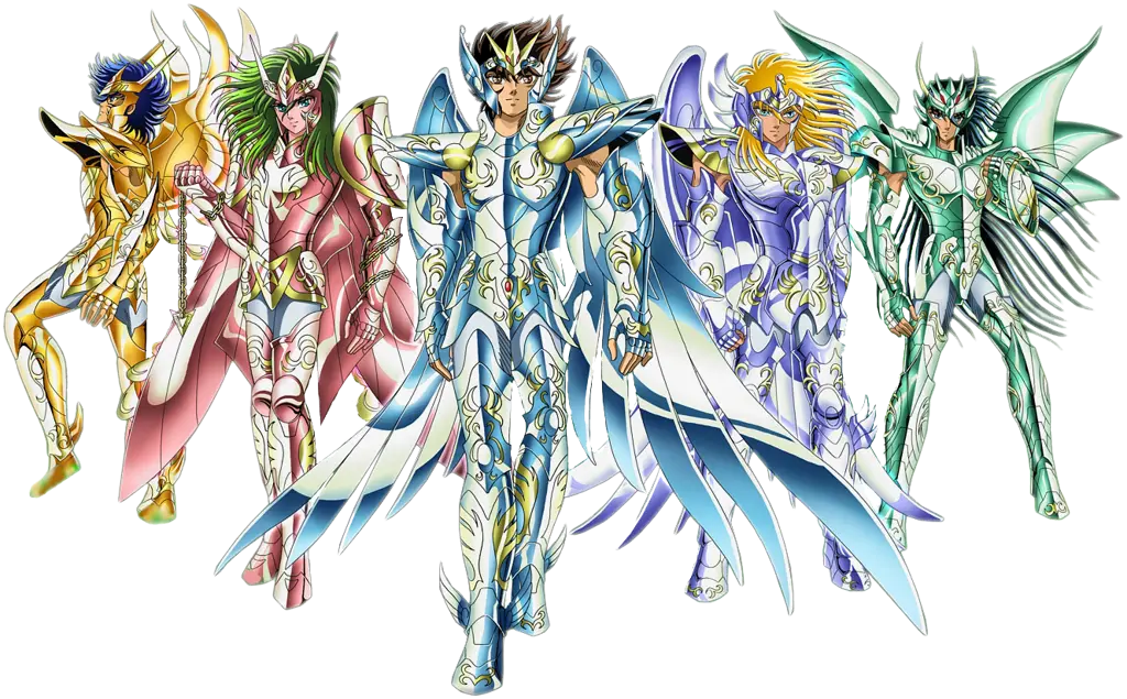 Gambar para karakter Saint Seiya