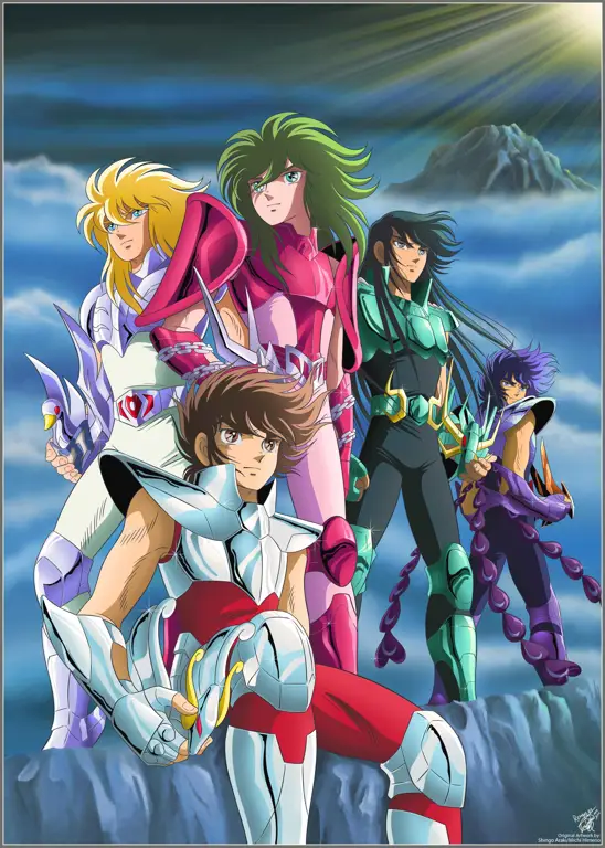 Gambar para karakter Saint Seiya