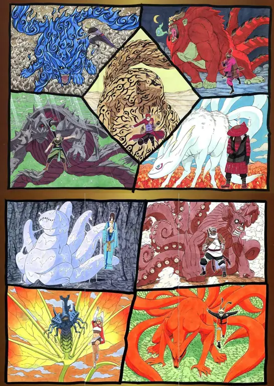 Gambar karakter-karakter Naruto Shippuden