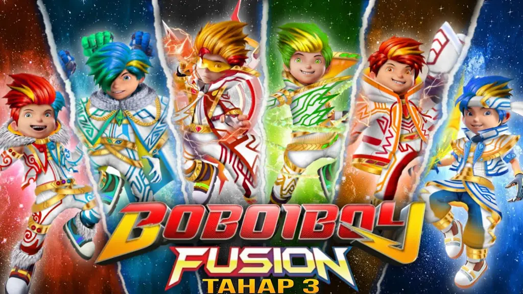 Gambar karakter-karakter Boboiboy di musim 3