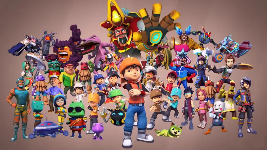 Gambar para karakter Boboiboy Galaxy