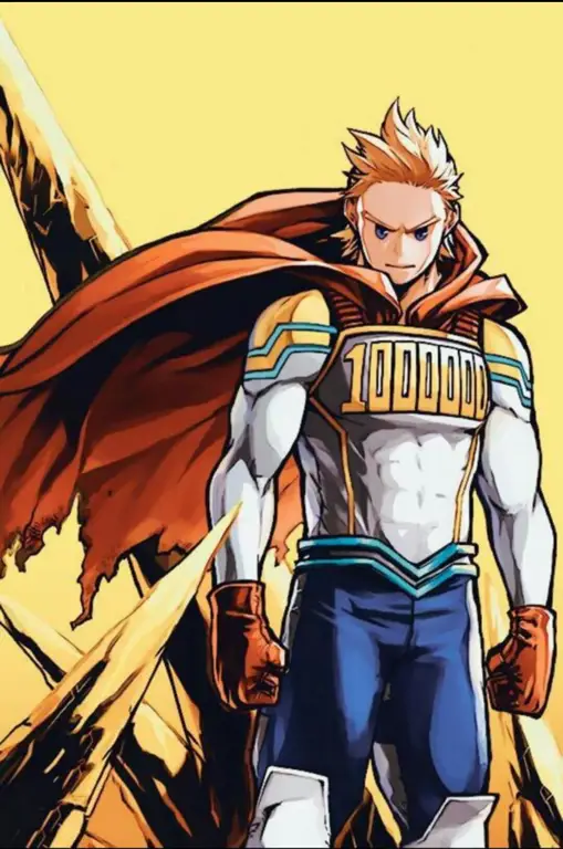 Para pahlawan dan penjahat dalam My Hero Academia Gambar karakter-karakter utama My Hero Academia