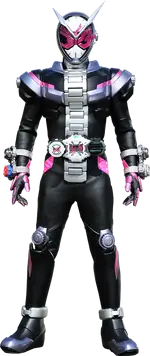 Gambar para karakter utama Kamen Rider Zi-O