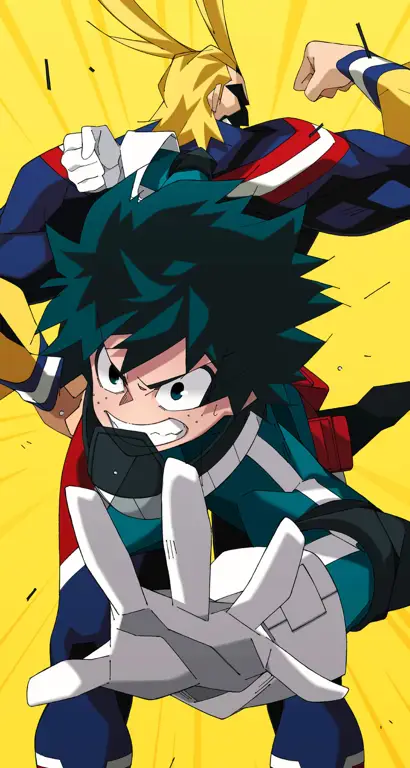 Gambar karakter-karakter utama dalam anime Boku no Hero Academia