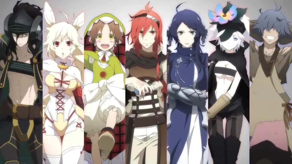 Karakter-karakter dalam anime Rokka no Yuusha